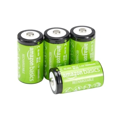 Obrázek Amazon Basics Baby články (C) akumulátory 1,2 V (5000 mAh NiMh), balení 4 ks