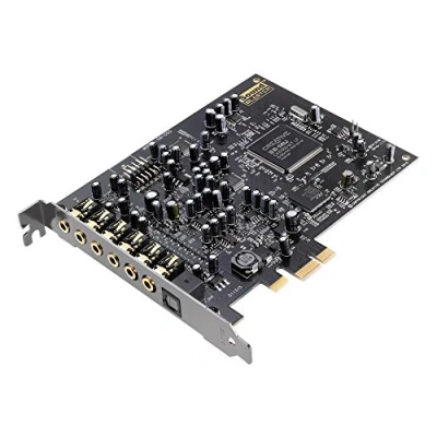 Obrázek Creative Sound Blaster Audigy Rx PCIe zvuková karta (prostorový zvuk 7.1, dva mikrofonní vstupy, hardwarově akcelerované efekty EAX, výkonný zesilovač sluchátek)