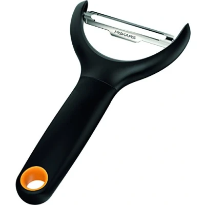 Obrázek Fiskars Škrabka s pevnou čepelí, délka: 18 cm, ocel/plast, funkční tvar, černá/oranžová, 1014418