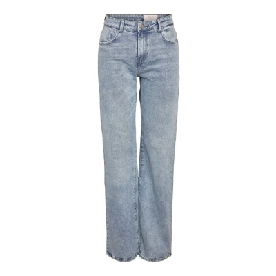 Obrázek Noisy May MIT Weitem BEIN Nmyolanda Normal Waist Džíny Straight Fit, Ženy, Velikost: 26x30, Light blue denim