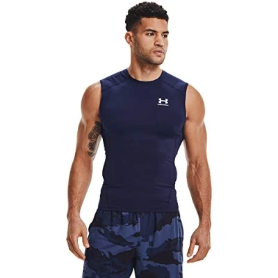 Obrázek Under Armour Pánské tričko HeatGear Compression, modrá, m