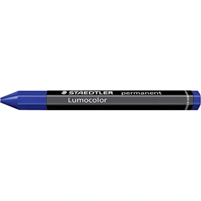 Obrázek STAEDTLER 236 3 omnigraph permanentní univerzální křída voděodolná, 12 kusů v kartonovém pouzdře, modrá