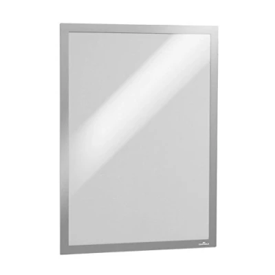 Obrázek Durable Info rámeček Duraframe (A3, samolepicí s magnetickým uzávěrem) 6 kusů, stříbrný, 488323