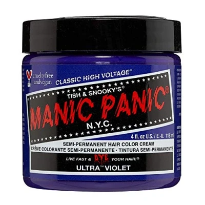 Obrázek Klasická barva na vlasy Cotton Candy Pink od Manic Panic, teple růžová 118 ml ultra fialová