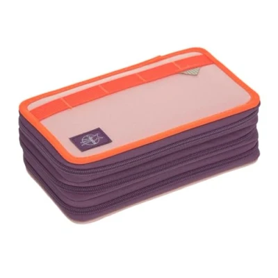 Obrázek LÄSSIG Unisex dětská škola Triple Pencil Case Luggage hračka, Oranžová, Unique