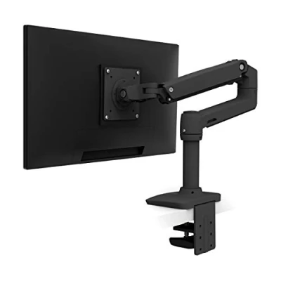 Obrázek ERGOTRON LX Monitor držák v černé barvě, upevnění na stůl rameno monitoru s patentovanou CFtechnologií pro obrazovky do 34 palců, 3,211,3 kg a standard VESA