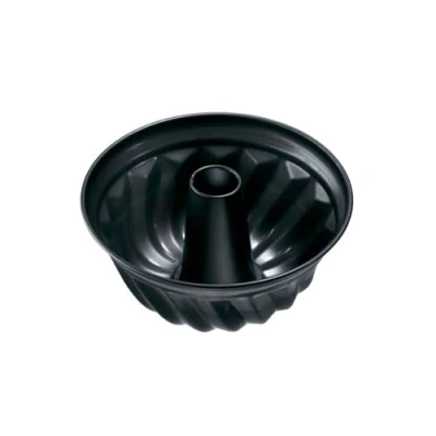 Obrázek Prémiová forma na bábovku 25 cm Black Metallic vysoce kvalitní ocelový plech pečicí s nepřilnavým povrchem, záruka 5 let