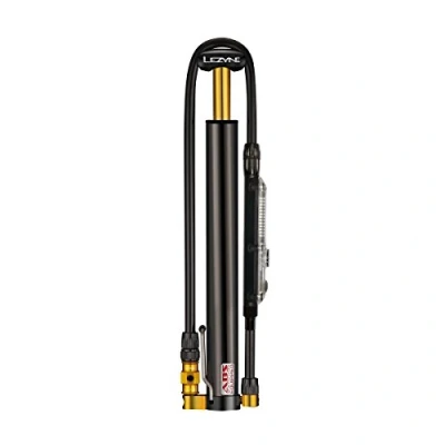 Obrázek LEZYNE Mini pumpa CNC Micro Floor Drive Digital HVG, černá lesklá 90PSI, 30 cm, 1 MP MFDR V204HVDG, 30,0 cm