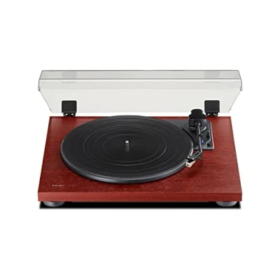 Obrázek Teac TN 180BT A3/CH HiFi gramofon s Bluetooth vysílačem pro reproduktory a sluchátka (řemenový pohon, 33/45/78 ot/min, integrovaný phono předzesilovač, pouzdro z MDF desky High Density), třešeň,