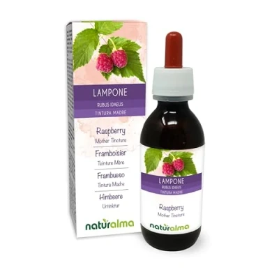 Obrázek Malina (Rubus idaeus) listy alkoholová tinktura Naturalma tekutý extrakt kapky 120 ml doplněk stravy Veganský