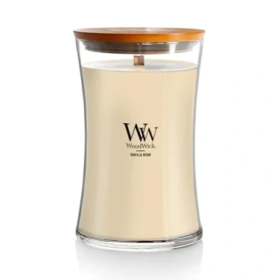 Obrázek WoodWick 1 pro Piece Vanilla Bean Large Jar Candle, White by