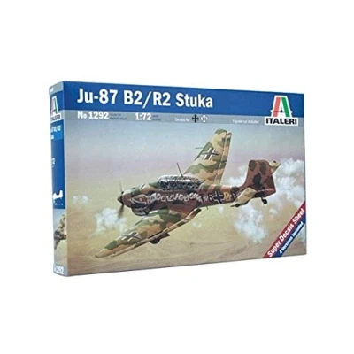 Obrázek Italeri 1292 1: 72 JU 87 B2 STUKA modelářství, stavebnice, stavba modelů, kutilství, hobby, lepení, plastová věrná v detailu