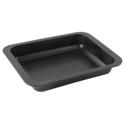 Obrázek Zenker forma na pečení (33 x 5,5 25 cm) SPECIAL COOKING, obdélníková pečicí s nepřilnavým povrchem, extra vysokým okrajem (barva: černá), množství: 1 kus