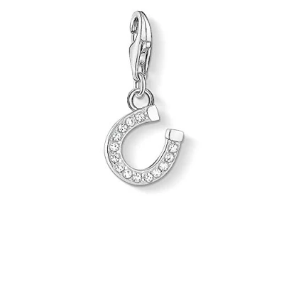 Obrázek Thomas Sabo Dámský přívěsek podkovy Zirkon Charm Club 925 Sterlingové stříbro 1795 051 14, stříbro, Kubická zirkonie
