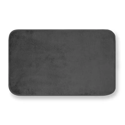Obrázek GEMITEX Merino Teppich 40 x 70 cm, anthrazit, ultraweich, Polyester