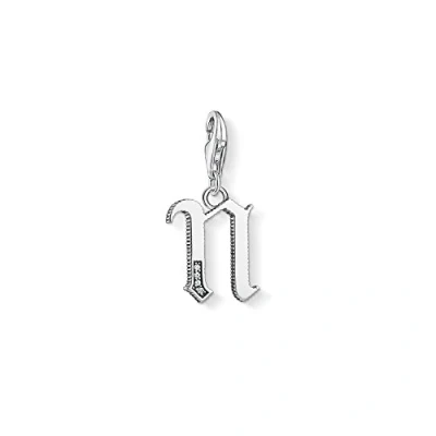 Obrázek Thomas Sabo Dámský přívěsek J písmeno Charm Club 925 Sterlingové stříbro 1590 643 21, stříbro, Kubická zirkonie