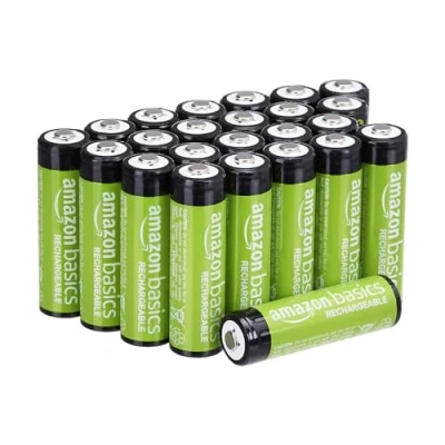 Obrázek Amazon Basics AA baterie, nabíjecí, 2000 mAh, 24 ks, NiMh, přednabitý