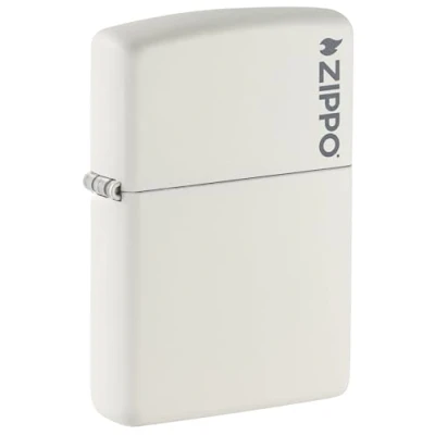 Obrázek Zippo Zapalovač 60001270 Log benzínový zapalovač, mosaz, bílá rohož, 1 x 3,5 5,5 cm