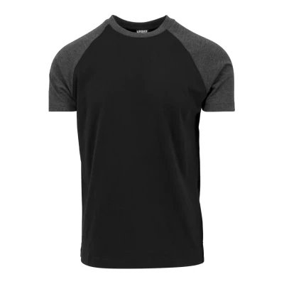 Obrázek Urban Classics Raglan Contrast Triko s potiskem, Muži, Velikost: Medium, Black mottled grey