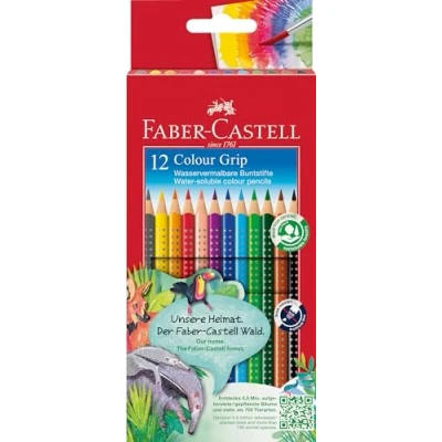 Obrázek Faber Castell Barevné pastelky 12 (barev) Colour GRIP 2001, 112424, vícebarevné