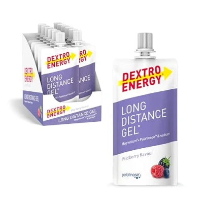 Obrázek DEXTRO Energy gel s dlouhou životností Wild + magnet přírodní 12 x 50 ml (balení ks) pro dlouhé cvičení, sacharidový koncentrát přídavkem elektrolytu a palatinózou