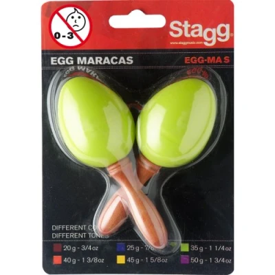 Obrázek Stagg 1 pár EGG Maracas Zelená