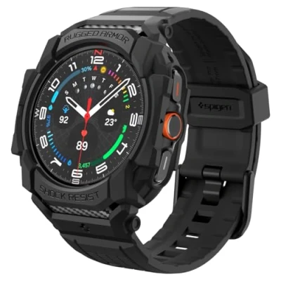 Obrázek Spigen Rugged Armor Pro Pouzdro Černý Samsung Galaxy Watch Ultra