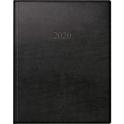 Obrázek Rido/Idé 702406490 knižní kalendář Manager TM, 2 strany = 1 týden, 205 x 260 mm, pouzdro z umělé kůže vazba Prestige Černá, kalendárium 2018