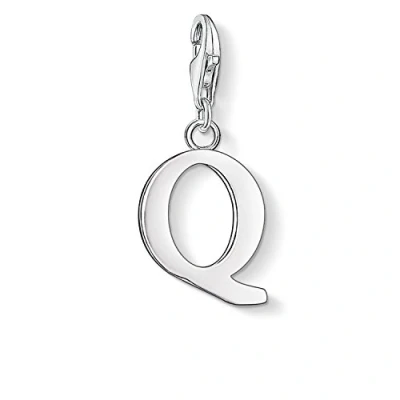 Obrázek Thomas Sabo Dámský přívěsek M písmeno Charm Club 925 Sterlingové stříbro 0187 001 12, stříbro, žádný drahokam