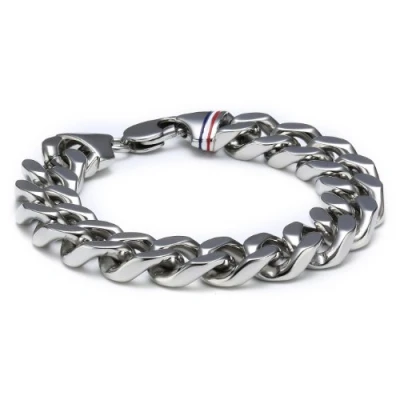 Obrázek Tommy Hilfiger Jewelry náramek pro pány z ušlechtilé oceli 2700261, Smalt, Bez
