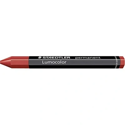 Obrázek STAEDTLER 236 2 omnigraph permanent univerzální křída voděodolná, 12 kusů v kartonovém pouzdře, červená