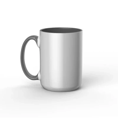 Obrázek Cricut Beveled Ceramic Blank Mug, Grey, 425ml (15oz), 1 x Infusible Ink Sublimation For use with Mug Press and Ink, Keramik, Pack