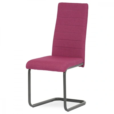 Obrázek Židle jídelní, červená látka, kov antracit DCL 400 RED2