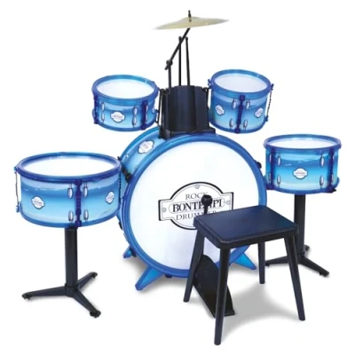 Obrázek Bontempi 51 4831 Akku Rock Drummer 5 Trommeln, 514831, weiß Blau