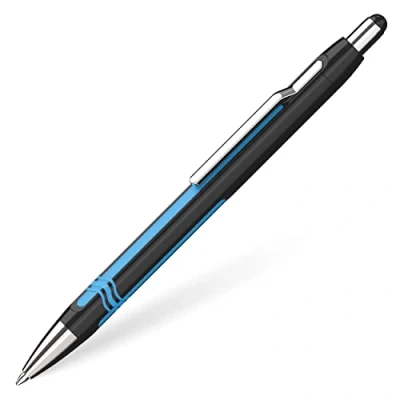 Obrázek Schneider 138601 Epsilon tlakové pero (tloušťka linky XB, barva psaní: modrá, tuha na dokumenty) černo azurová