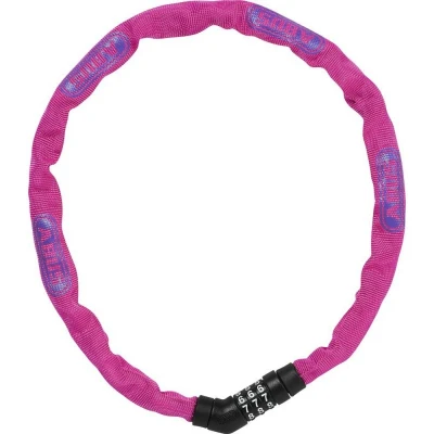 Obrázek Abus Steel O Chain 4804C/75 řetězový na kód růžová Zámek