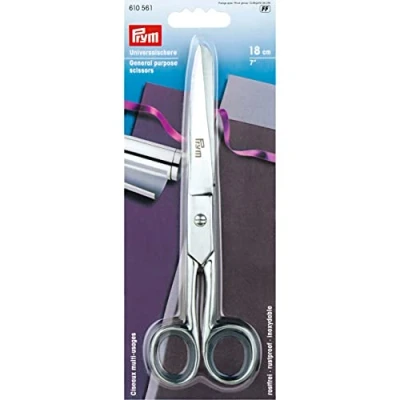 Obrázek Prym UNIVERSAL nůžky celá ocel 7&#039;&#039; 18 cm, ocel, stříbrná