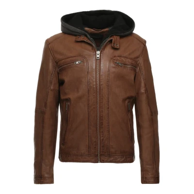 Obrázek Oakwood Drink Kožená bunda, Muži, Velikost: XL, Tan