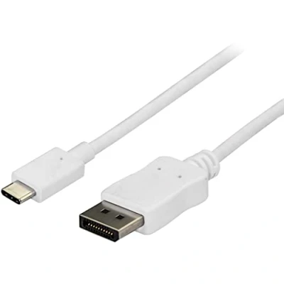 Obrázek StarTech. com 1,8 m USB C Na DisplayPort kabel 4 K 60 Hz Bílá, CDP2DP MM6 W