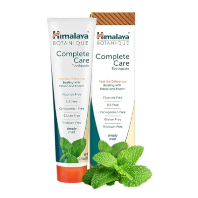 Obrázek Himalaya Botanique Simply Mint Complete Care Toothpaste Refreshing Flavour Strong Teeth Healthy Gums Fresh Breath 150 g