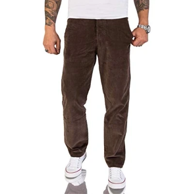Obrázek Rock Creek Pánské Cord kalhoty Regular Fit Chino RC 2156, mocca
