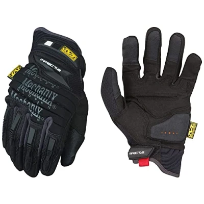 Obrázek Mechanix Wear unisex dospělí M pact® 2 (Small, černá) Vysoce výkonné rukavice S ochranou Sto, černé, EU