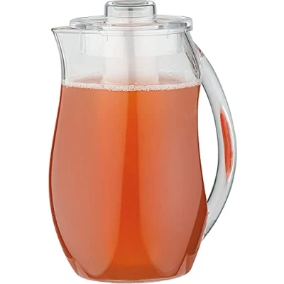 Obrázek APS Konvička na šťávu/vodu konvice nápoje s trubičkou ledovou vodu rozměry: 13 x 19 cm, výška: 27 objem: 2,8 l