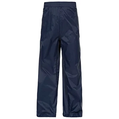 Obrázek Trespass Kinder Regenhose Kompakt Zusammenrollbare Qikpac, Navy, 5/6, UCBTRAM30001_NA15/6