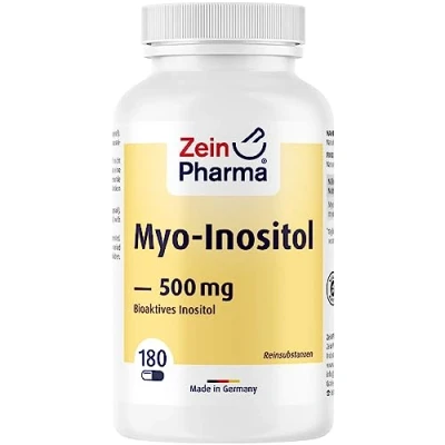 Obrázek ZeinPharma MyoInositol 500 mg kapsle 3 měsíce zásoba bez lepku veganské košer &amp; halal, Multicolour, neutrální, 180 kusů