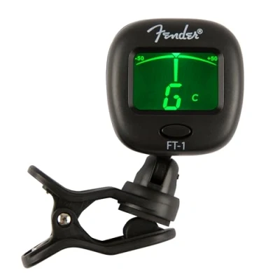 Obrázek Fender FT 1 pro Clip Tuner, elektrické kytary, akustické kytary a basy, černý