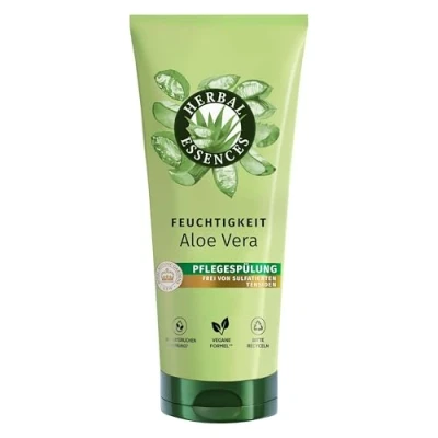 Obrázek Herbal Essences Hydratační kondicionér s aloe a jasmínovou vůní 250 ml. Od velmi suchých až po lesklé vlasy, obsaženými látkami přírodního původu, veganské