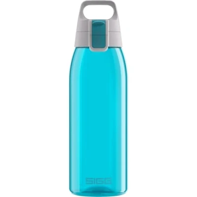 Obrázek SIGG Tritanová láhev na pití Total Color ONE Aqua vhodná pro sycené nápoje do myčky nádobí zabezpečená proti vytečení lehká bez BPA světle modrá 1 l
