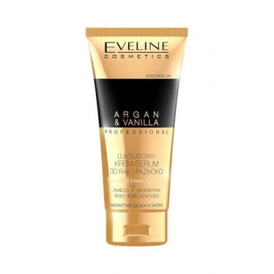 Obrázek Eveline Cosmetics Argan &amp; Vanille Luxus sérum na ruce a nehty bohatý komplex péče 100 ml