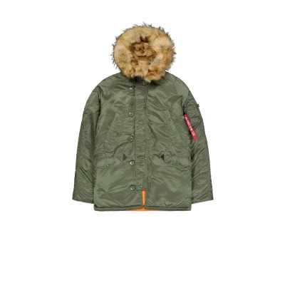 Obrázek Alpha Industries Zimní kabát, Muži, Velikost: Medium, Sage green